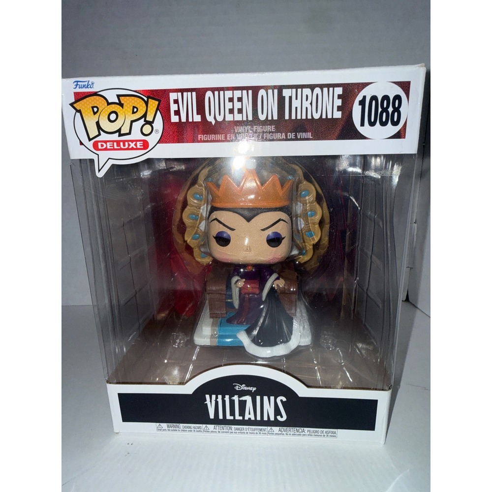 Funko Pop Deluxe Disney Villains Evil Queen on Throne 1088 Vinyl Figure New